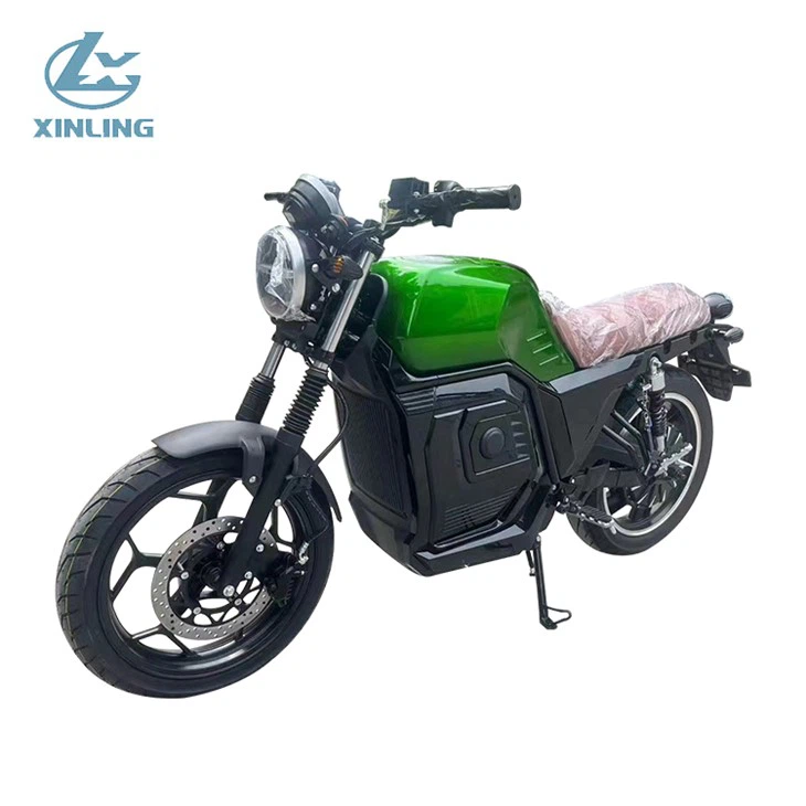 72V 5000W High Speed Electric Motorcycle-Green