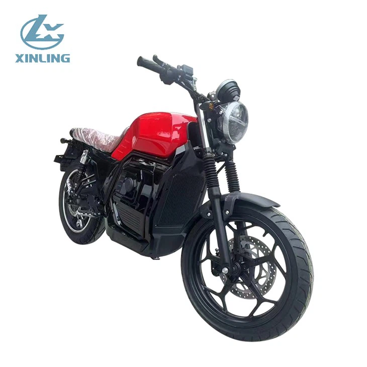 72V 5000W High Speed Electric Motorcycle-Red